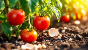Zerkleinerte Eierschalen richtig anwenden: So stärkst du deine Tomaten