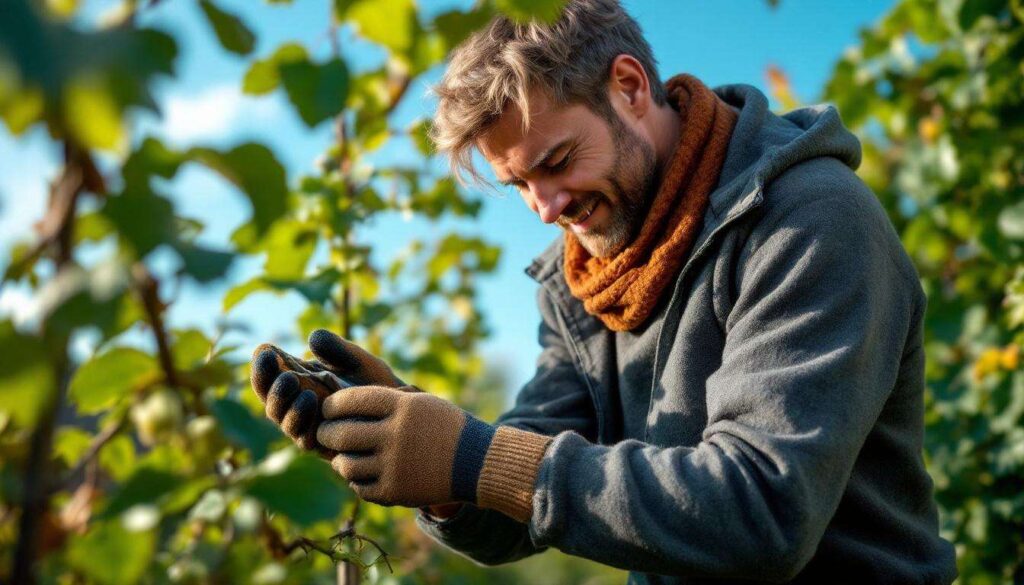Kiwi am Spalier schneiden: Ohne Winterschnitt gibt es im Herbst keine Früchte