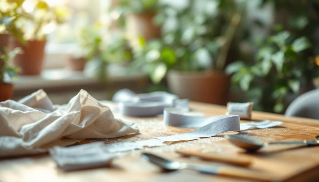 Saatband selber basteln: Mit Klopapier und Mehlkleister zur perfekten Reihenaussaat