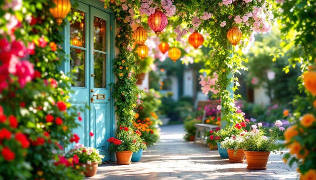 Diese 5 Frühlingsdeko-Tipps machen deine Terrassentür zum Highlight