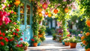 Diese 5 Frühlingsdeko-Tipps machen deine Terrassentür zum Highlight